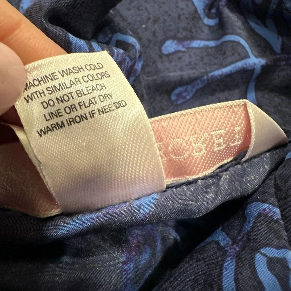 Victoria’s Secret vintage 1999 100% silk sleep top size medium blue style 2213 - Picture 6 of 7